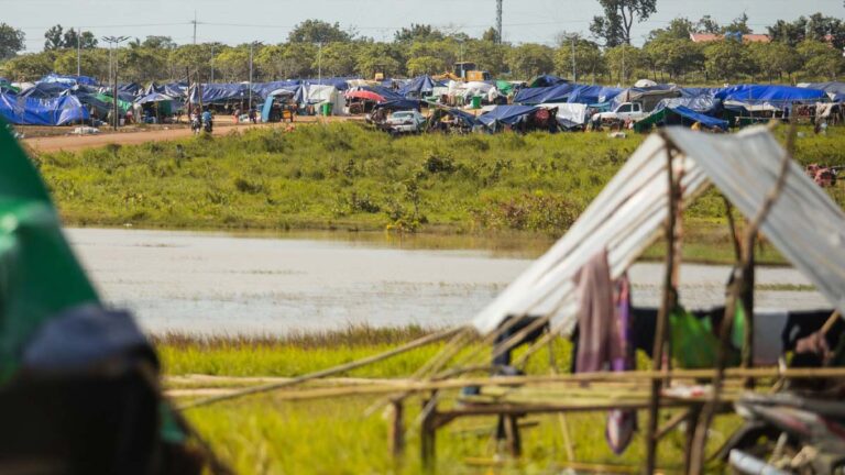 柬埔寨人权委员会主席称为流离失所者建临时住房不等于承认失地